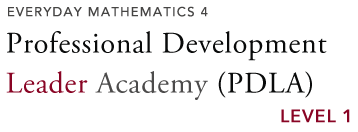 Everyday Mathematics 4 Professional Development Leader Academy Level 1 logo