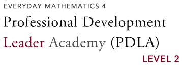 Everyday Mathematics 4 Professional Development Leader Academy Level 2 logo